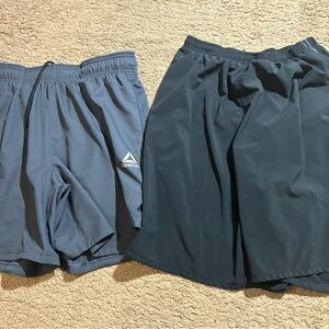 Lot Of Men’s Gym Shorts Running Athletic Workout Size Large Nike Black Reebok